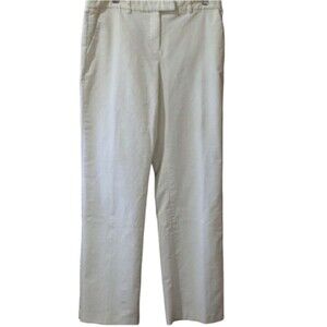 Calvin Klein White Corduroy Jean's Wide Leg 10